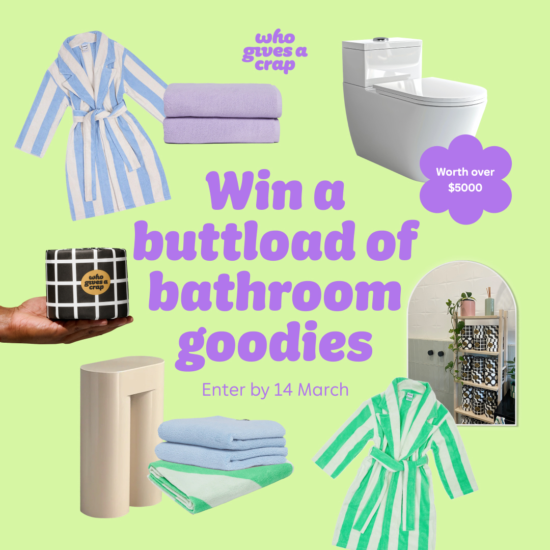 Win a bathroom glow up