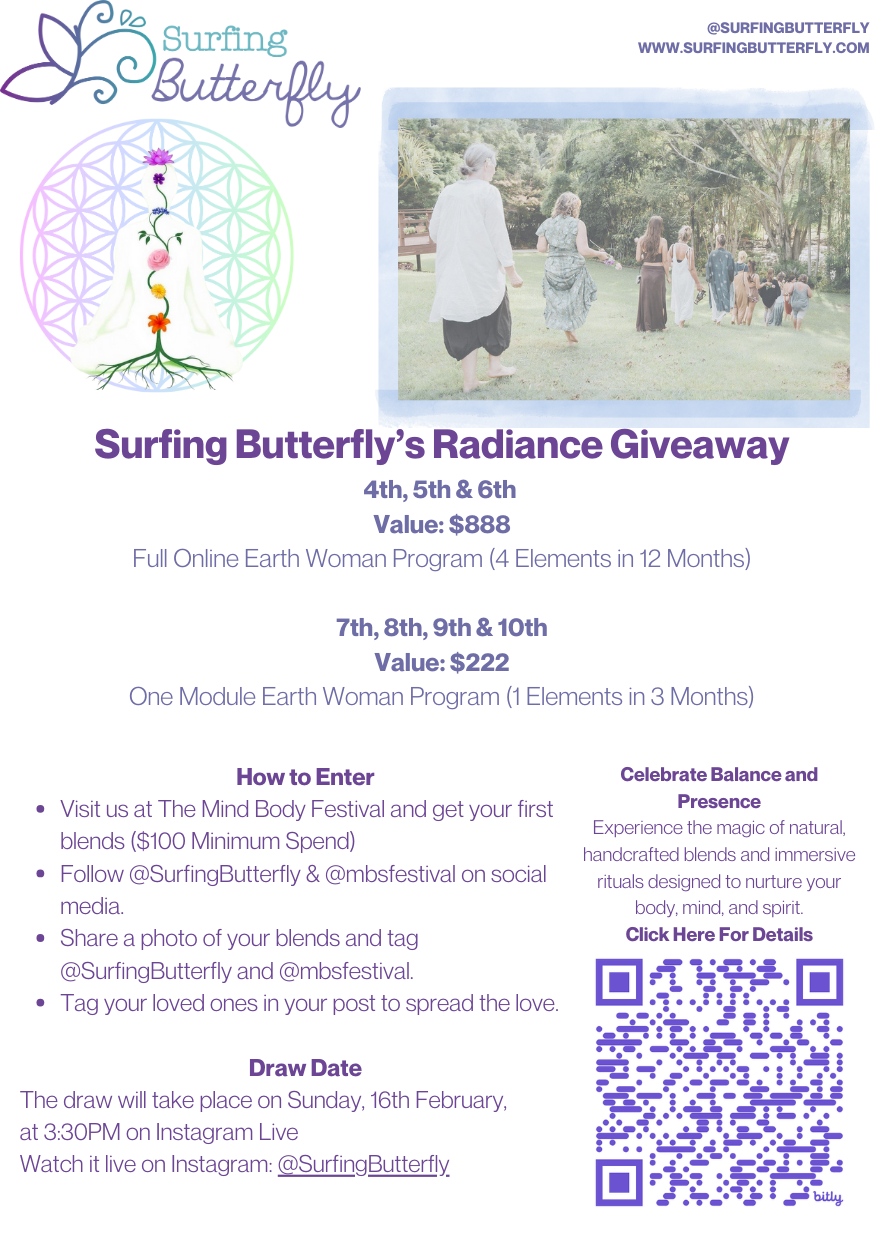 Surfing Butterfly's Radiance Giveaway