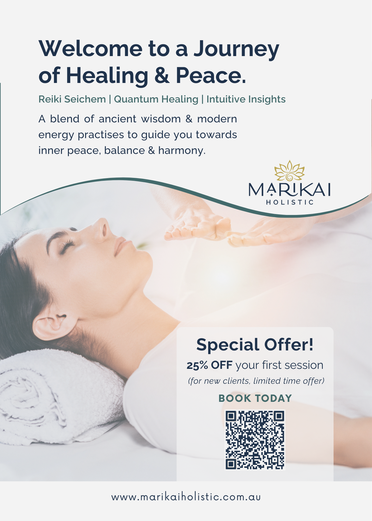 Mind Body Spirit Festival Special: 25% Off Your First Reiki Session!