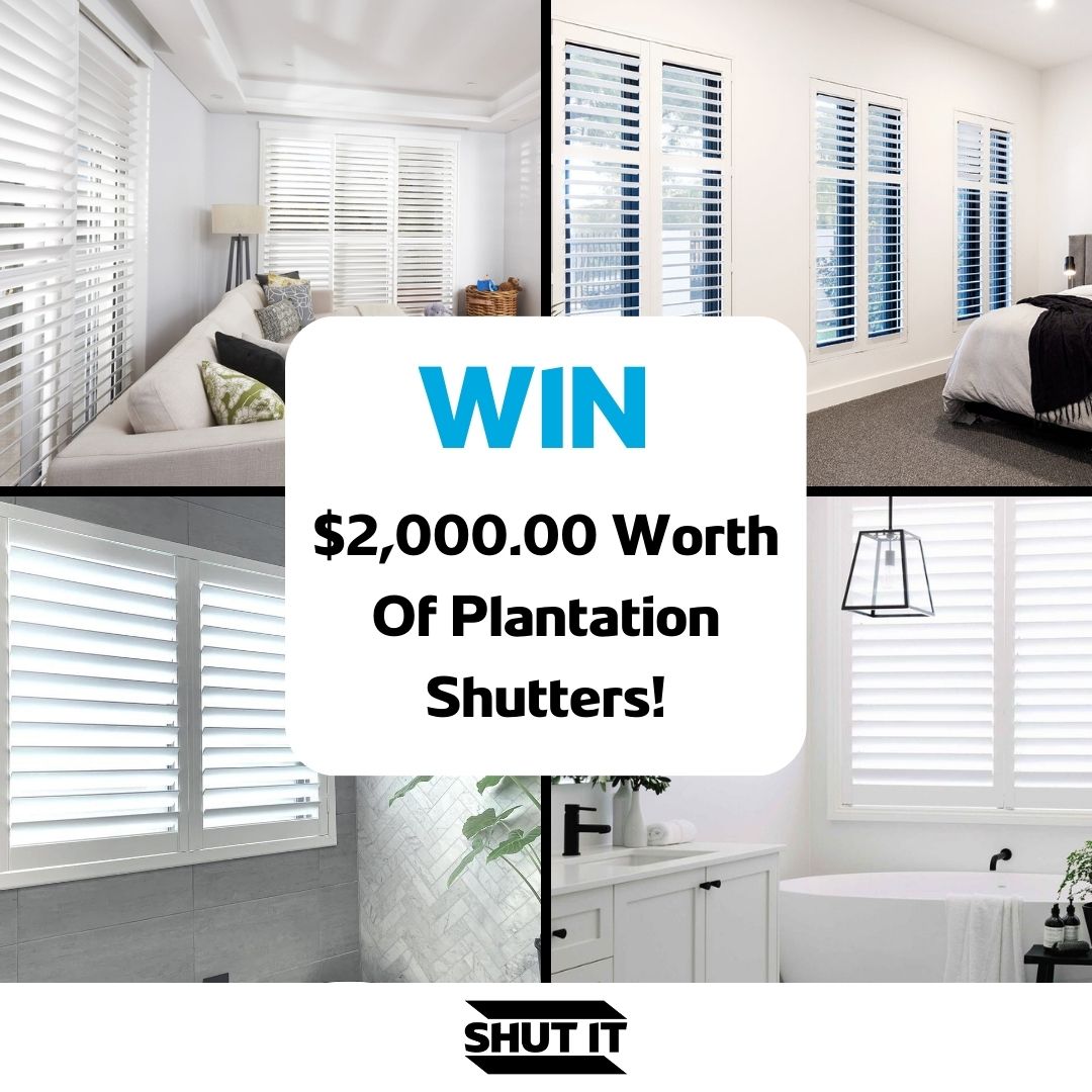 Win $2,000.00 Worth Of Plantation Shutters