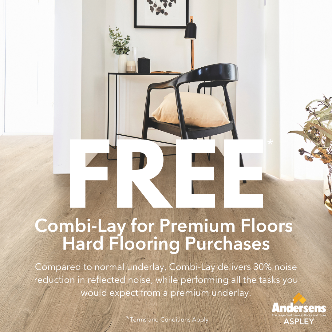 Free Combi-Lay for PremiumFloors Hard Flooring Purchases at the Home Show!