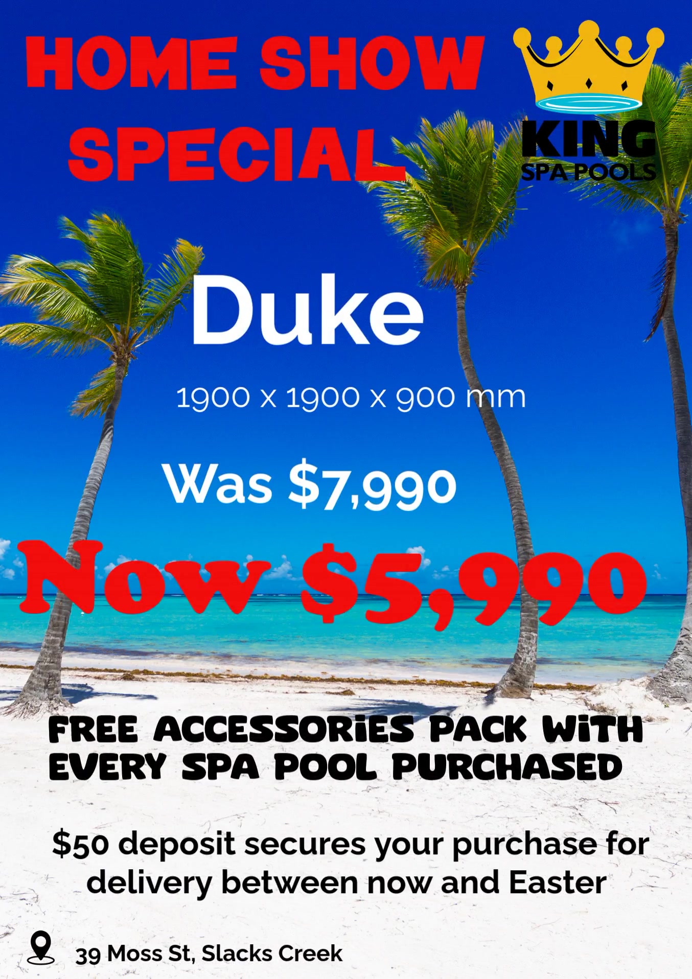 Duke spa pool - 5 person